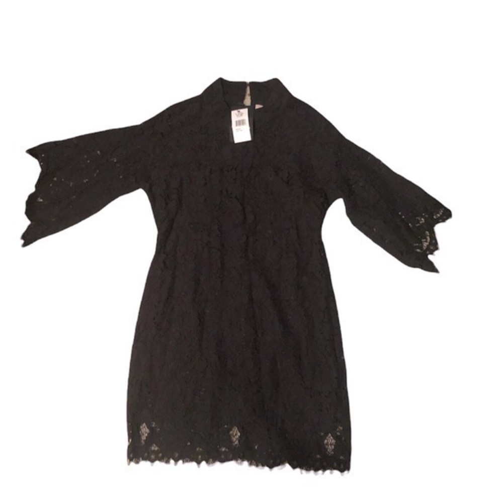 Chaser black lace dress xs nwt